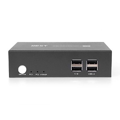 [NEXTU] 넥스트유 NEXT-7702KVM-4KDUAL  2:1 USB 2.0 KVM 스위치