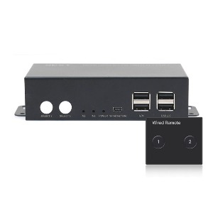 [이지넷유비쿼터스] 넥스트 NEXT-7902KVM-DUALKP  2:1 HDMI KVM 스위치