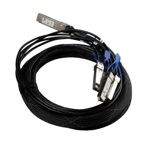 마이크로틱 MikroTik XQ+BC0003-XS+ 40G QSFP+ Break-Out Cable 3M