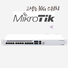 마이크로틱 MikroTik CRS312-4C+8XG-RM 12포트 10G 스위치 산업용 Industrial L3