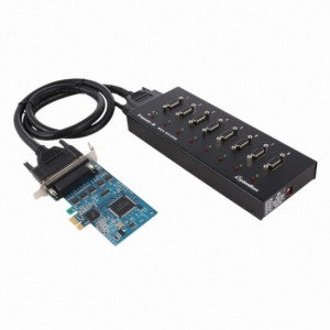 [SYSTEMBASE] 시스템베이스 Multi-8/LPCIe COMBO (패널만) 8포트 RS422/RS485 시리얼 통신 카드